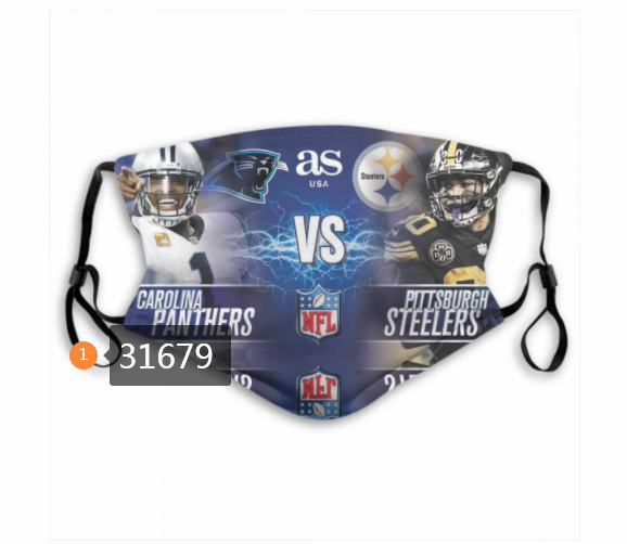2020 NFL Pittsburgh Steelers 26040 Dust mask with filter